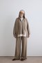 6739 - Stylish, Comfortable, Loose Viscose Soft Modal Fabric Zippered Hooded Women's Set - 3