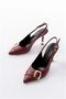 Women's Davet Balanced Open-Back Comfort Heeled Shoes - 3