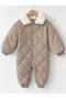 Micro Quilted Collared Jumpsuit - 3