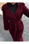 Long coat, cherry red - 2