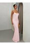 Rochie maxi, roz - 4