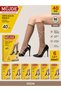40 Den Medium Thick Knee Socks – Pack of 6-Black - 5