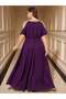 Rochie maxi, mov - 2