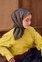 Twill Silk Scarf Vega Anthracite - 4