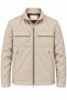 Men's Double-Capped Classic Collar Seasonal Jacket with Chest Pocket, Cream & Beige - 3