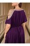 Rochie maxi, mov - 8