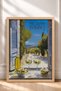 In Vino Veritas Wine and Countryside Scenery Framed Painting Italy Poster Wall Decor Itn080 - 3