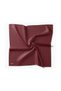 Twill Silk Scarf Geometric Pattern Claret Red - 5