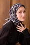 Twill Silk Scarf Aurelia Black - 2