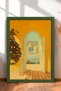 La Bella Vita Written Arched Door Framed Painting Italy Poster Living Room Kitchen Wall Decor Itn069