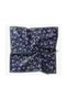 Twill Silk Scarf Aurelia Navy Blue - 5