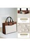 Purses and Handbags for Women,Stylish Tote Shoulder Satchel Bag PU Leather Crossbody Top Handle Bags with Zipper - 5