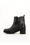 Genuine Leather Daily Heeled Women's Boots - 4