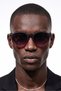 Carmel Black Red Black Men's Sunglasses