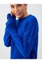 Kobalt Crew Neck Relaxed Fit Long Sleeve Knit Sweater