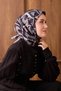 Twill Silk Scarf Aurelia Black - 3