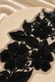 Bead Embroidered Floral Motif Applique - 2