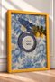 Sole Mio Written Plate and Lemons Framed Painting Italy Poster Living Room Kitchen Wall Decor Itn065 - 2