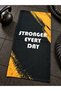 Stronger Every Day Printed Sports Fitness Towel, 50X100 Cm, Highly Absorbent, Quick-Drying, Sports Towel for Athletes, Fitness Training, Gym, Boxing. - 5