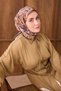 Twill Silk Scarf Ethnic Paisley Anthracite - 4