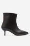 Women's Enzo Bitter Brown Faux Leather Pull-On Boots Thin Heeled Boots - 2