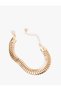 Chain Detailed Hoop Bracelet - 2