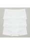 Women's Cotton Fabric 3-Pack Seamless Non-Marking Laser Cut Boxer Bb2853
