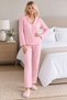 Women's Milan Striped Buttoned Youth Pajama Set - 2