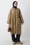 Hooded Belted Camel Trench Coat - 3
