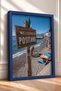 Positano Beach Wooden Sign Framed Painting Italy Poster Living Room Kitchen Wall Decor Itn077 - 2