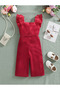 Girls' White Evening Dress Jumpsuit – for Birthdays and Special Occasions - 4