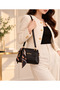 Savanna Bag Women's Bag with Black Chain and Scarf Detail - 4