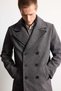Slim Fit Buttoned Pocketed Lined Cashmere Coat D1521Ax26Wn - 3