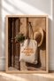 Living La Dolce Vita Written Cloth Bag Framed Painting Italy Poster Wall Decor Itn115 - 3