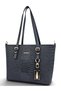 Black, Iguana Patterned, Bucket Model, Adjustable Strap, Women's Shoulder Bag - 2