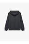 Fleece-Lined Long-Sleeve Pocket Dog Embroidery Detail Hooded Sweatshirt - 6