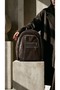 Brown 27x33 cm 5-Compartment Women's Backpack with Multiple Pockets CANEDR08 - 3