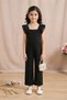 Girls' White Evening Dress Jumpsuit – for Birthdays and Special Occasions