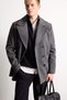 Slim Fit Buttoned Pocketed Lined Cashmere Coat D1521Ax26Wn