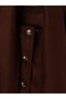 Özmarka New Season Brown Scarf Oversized Women's Cashmere Coat - 6