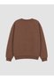 Özmarka New Season Brown Printed Boys' Sweatshirt - 2