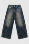 Ashen Blue Super Baggy Blue Men's Jean Pants