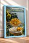 Living La Dolce Vita Crystal Lemon Framed Painting Italy Poster Wall Decor Itp007 - 2