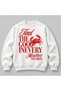 Crew Neck Sweatshirt Unisex 3 Thread Threaded 100% Cotton Basic Regular Fit Printed