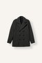 Slim Fit Buttoned Pocketed Lined Cashmere Coat D1521Ax26Wn - 6
