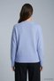 Crew Neck Oversize Knitwear Sweater 2521 Baby Blue - 3