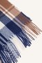 Plaid Patterned Tassel Scarf for Men I4678Ax26Wn - 3