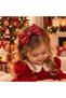 New Year Concept Sequined Bow Children's Crown Buckle