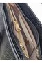 Black, Iguana Patterned, Bucket Model, Adjustable Strap, Women's Shoulder Bag - 8