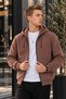 Men's Fleece Lined Winter Non-Pilling Full Zipper Hooded Sweatshirt Jacket with Pockets - 7